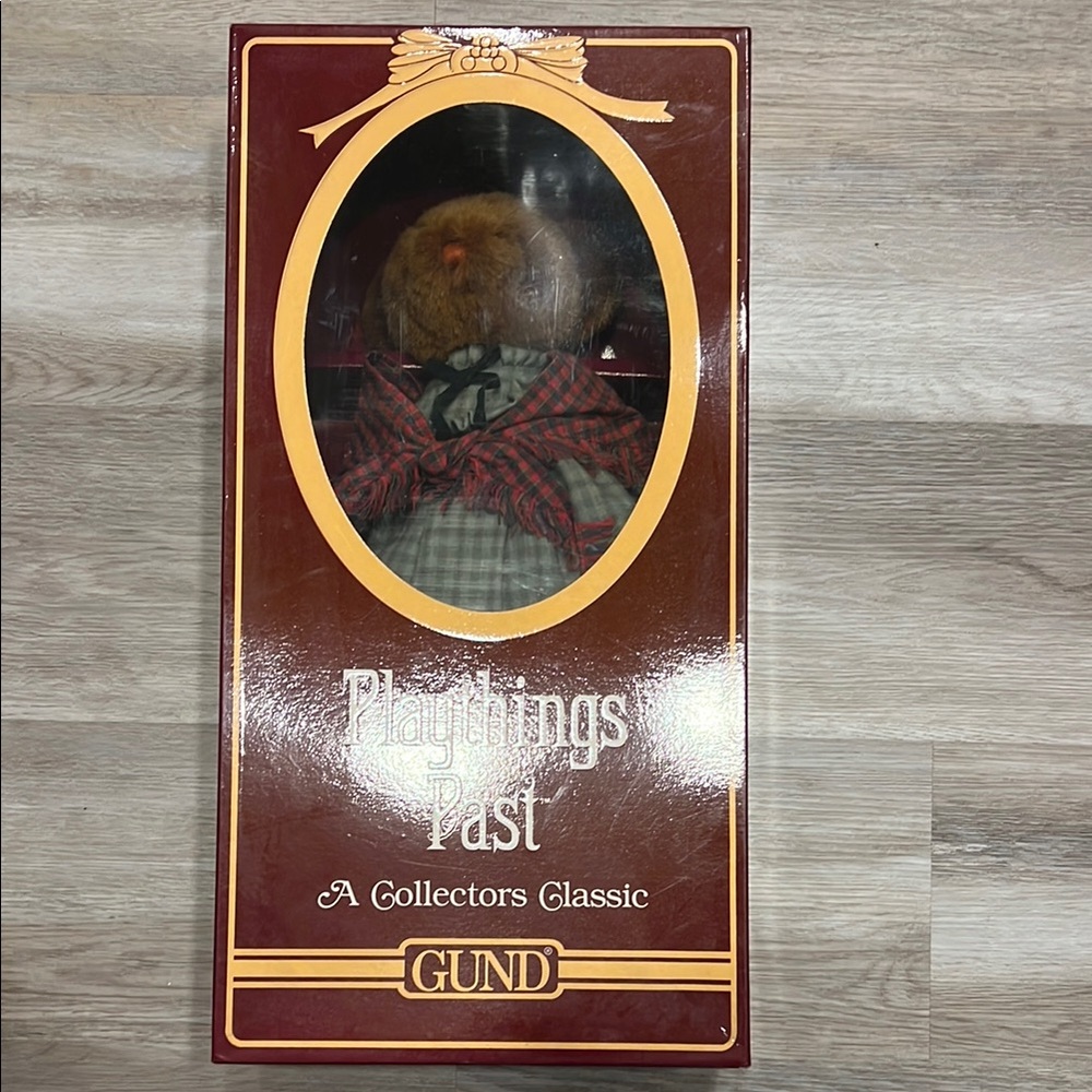 GUND Playthings Past Plush in Red and Black